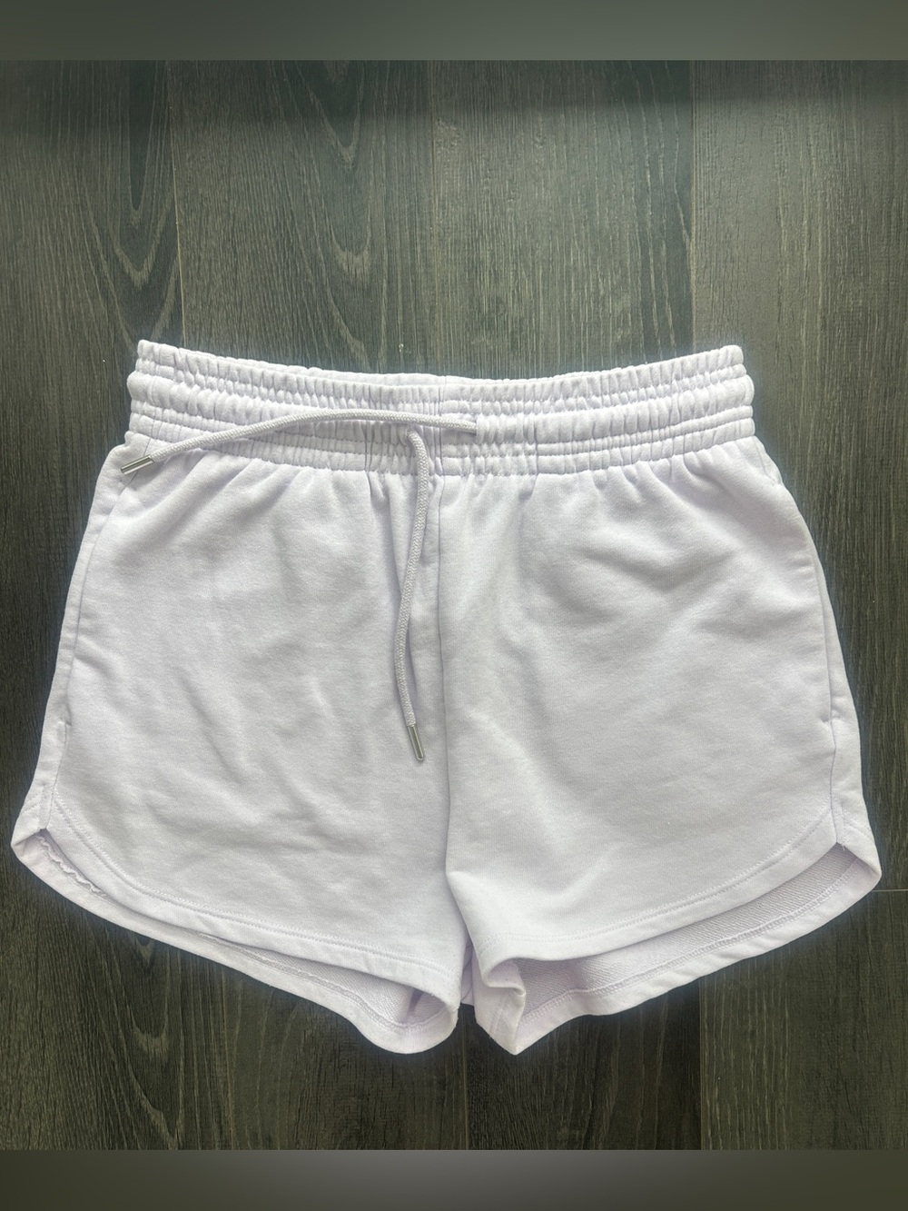 H&M Pastel Purple Fleece Sweat Shorts / Size Small